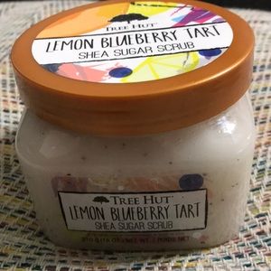 Tree hut lemon blueberry tart Shea sugar scrub